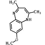 CAS 登录号：944522-53-6， 8-甲氧基-2,4-二甲基-1H-1,5-苯并二氮杂卓