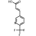 CAS 登录号：944805-93-0， (2E)-3-[6-(三氟甲基)-3-吡啶基]丙烯酸