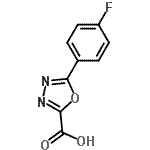 CAS 登录号：944898-08-2， 5-(4-氟苯基)-1,3,4-恶二唑-2-羧酸