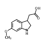 CAS#: 944899-25-6, (6-Methoxy-2,3-dihydro-1H-indol-3-yl)acetic acid