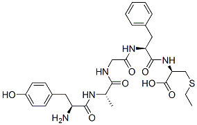 CAS#: 94492-33-8, Tyrosyl-Alanyl-Glycyl-Phenylalanyl-Cysteine S-Ethyl Ester