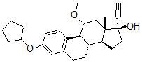 CAS#: 94514-09-7, 11alpha-Methoxyquinestrol