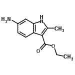 CAS#: 945655-37-8, Ethyl 6-amino-2-methyl-1H-indole-3-carboxylate