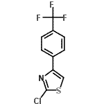CAS#: 945860-88-8, 2-Chloro-4-[4-(trifluoromethyl)phenyl]-1,3-thiazole