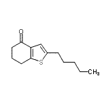 CAS#: 945953-48-0, 2-Pentyl-6,7-dihydro-1-benzothiophen-4(5H)-one