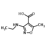 CAS#: 946197-87-1, 3-(Ethylamino)-5-methyl-1,2-oxazole-4-carboxylic acid
