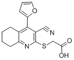 CAS#: 94640-13-8, 2-[[3-Cyano-4-(2-Furanyl)-5,6,7,8-Tetrahydro-2-Quinolinyl]Thio]-Acetic Acid