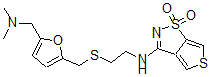 CAS#: 94662-50-7, N-(2-(((-5-((Dimethylamino)methyl)-2-furanyl)methyl)thio)ethyl)thieno[3,4-d]isothiazol-3-amine-1,1-dioxide