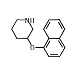 CAS#: 946681-27-2, 3-(1-Naphthyloxy)piperidine