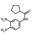 CAS 登录号：946690-42-2， N-(3-氨基-4-甲基苯基)环戊烷甲酰胺