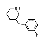 CAS#: 946725-84-4, 3-(3-Fluorophenoxy)piperidine