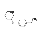 CAS#: 946726-06-3, 3-(4-Ethylphenoxy)piperidine