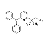 CAS#: 947315-18-6, 2-(Diphenylphosphino)-6-(2-methyl-2-butanyl)pyridine