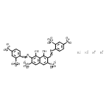 CAS 登录号：94732-99-7， 4,5-二羟基-3,6-二[2-(4-硝基-2-磺基苯基)偶氮]-2,7-萘二磺酸钠盐(1:2)