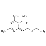 CAS#: 947322-86-3, Ethyl (2E)-(1-ethyl-4,6-dimethyl-2(1H)-pyrimidinylidene)acetate