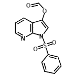 CAS#: 947498-93-3, 1-(Phenylsulfonyl)-1H-pyrrolo[2,3-b]pyridin-3-yl formate