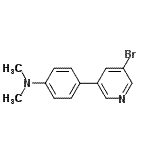 CAS#: 947533-37-1, 4-(5-Bromo-3-pyridinyl)-N,N-dimethylaniline