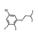 CAS 登录号：947534-37-4， 5-溴-1-(2,2-二氟乙氧基)-2,3-二氟苯