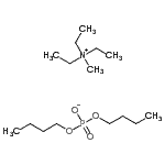 CAS 登录号：947601-90-3， N,N-二乙基-N-甲基乙铵二丁基磷酸酯