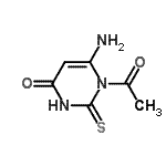 CAS 登录号：947881-18-7， 1-乙酰基-6-氨基-2-硫代-2,3-二氢-4(1H)-嘧啶酮