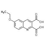 CAS 登录号：948289-74-5， 6-乙氧基-2,3-喹啉二甲酸