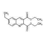 CAS 登录号：948289-92-7， 二乙基6-乙基-2,3-喹啉二羧酸酯