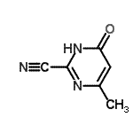 CAS#: 94829-33-1, 4-Methyl-6-oxo-1,6-dihydro-2-pyrimidinecarbonitrile
