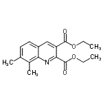CAS#: 948290-10-6, Diethyl 7,8-dimethyl-2,3-quinolinedicarboxylate