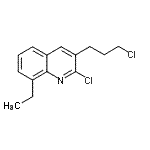 CAS 登录号：948290-23-1， 2-氯-3-(3-氯丙基)-8-乙基喹啉