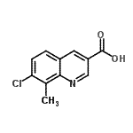 CAS#: 948290-52-6, 7-Chloro-8-methyl-3-quinolinecarboxylic acid