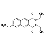 CAS#: 948290-64-0, Diethyl 7-ethyl-2,3-quinolinedicarboxylate