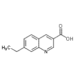 CAS#: 948290-70-8, 7-Ethyl-3-quinolinecarboxylic acid