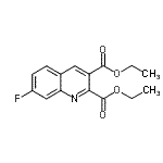 CAS#: 948290-82-2, Diethyl 7-fluoro-2,3-quinolinedicarboxylate