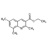 CAS#: 948291-48-3, Ethyl 2,6,8-trimethyl-3-quinolinecarboxylate
