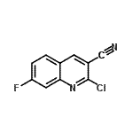 CAS#: 948291-81-4, 2-Chloro-7-fluoro-3-quinolinecarbonitrile