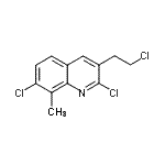 CAS#: 948291-91-6, 2,7-Dichloro-3-(2-chloroethyl)-8-methylquinoline