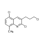 CAS#: 948291-96-1, 2,5-Dichloro-3-(3-chloropropyl)-8-methylquinoline