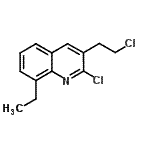 CAS#: 948294-57-3, 2-Chloro-3-(2-chloroethyl)-8-ethylquinoline