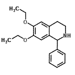 CAS 登录号：94914-42-8， 6,7-二乙氧基-1-苯基-1,2,3,4-四氢异喹啉
