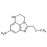 CAS#: 949159-31-3, 2-(Methoxymethyl)-5,6-dihydro-4H-imidazo[1,5,4-de]quinoxalin-8-amine