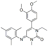 CAS#: 94936-90-0, 6-(3,4-Dimethoxyphenyl)-1-Ethyl-3,4-Dihydro-3-Methyl-4-((2,4,6-Trimethylphenyl)Imino)-2(1H)-Pyrimidinone