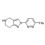 CAS#: 949962-95-2, 2-(6-Methyl-3-pyridazinyl)-4,5,6,7-tetrahydro-2H-pyrazolo[4,3-c]pyridine