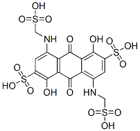 CAS#: 95008-84-7, 9,10-Dihydro-1,5-Dihydroxy-9,10-Dioxo-4,8-Bis[(Sulphomethyl)Amino]Anthracene-2,6-Disulphonic Acid