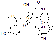 CAS#: 95098-07-0, 17-Debromo-2,3-Didehydro-3-Deoxy-31-Nor-4-Hydroxyaplysiatoxin