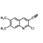 CAS#: 95104-22-6, 2-Chloro-6,7-dimethyl-3-quinolinecarbonitrile