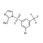 CAS#: 951884-57-4, 1-{[3-Bromo-5-(trifluoromethyl)phenyl]sulfonyl}-2-methyl-1H-imidazole
