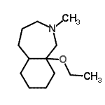 CAS 登录号：95296-83-6， 9a-乙氧基-2-甲基癸氢-1H-2-苯并氮杂卓