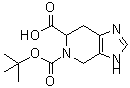 CAS#: 953061-59-1, 5-{[(2-Methyl-2-propanyl)oxy]carbonyl}-4,5,6,7-tetrahydro-3H-imidazo[4,5-c]pyridine-6-carboxylic acid