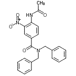 CAS#: 95319-97-4, 4-Acetamido-N,N-dibenzyl-3-nitrobenzamide