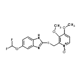 CAS#: 953787-51-4, 5-(Difluoromethoxy)-2-{[(3,4-dimethoxy-1-oxido-2-pyridinyl)methyl]sulfanyl}-1H-benzimidazole
